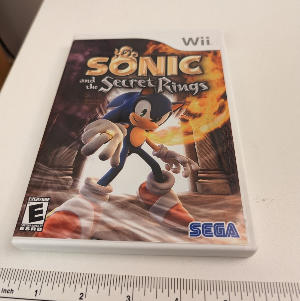 Sonic and the Secret Rings - Nintendo Wii game (2006), original owner, Tested